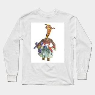 Feeling fab, white background Long Sleeve T-Shirt